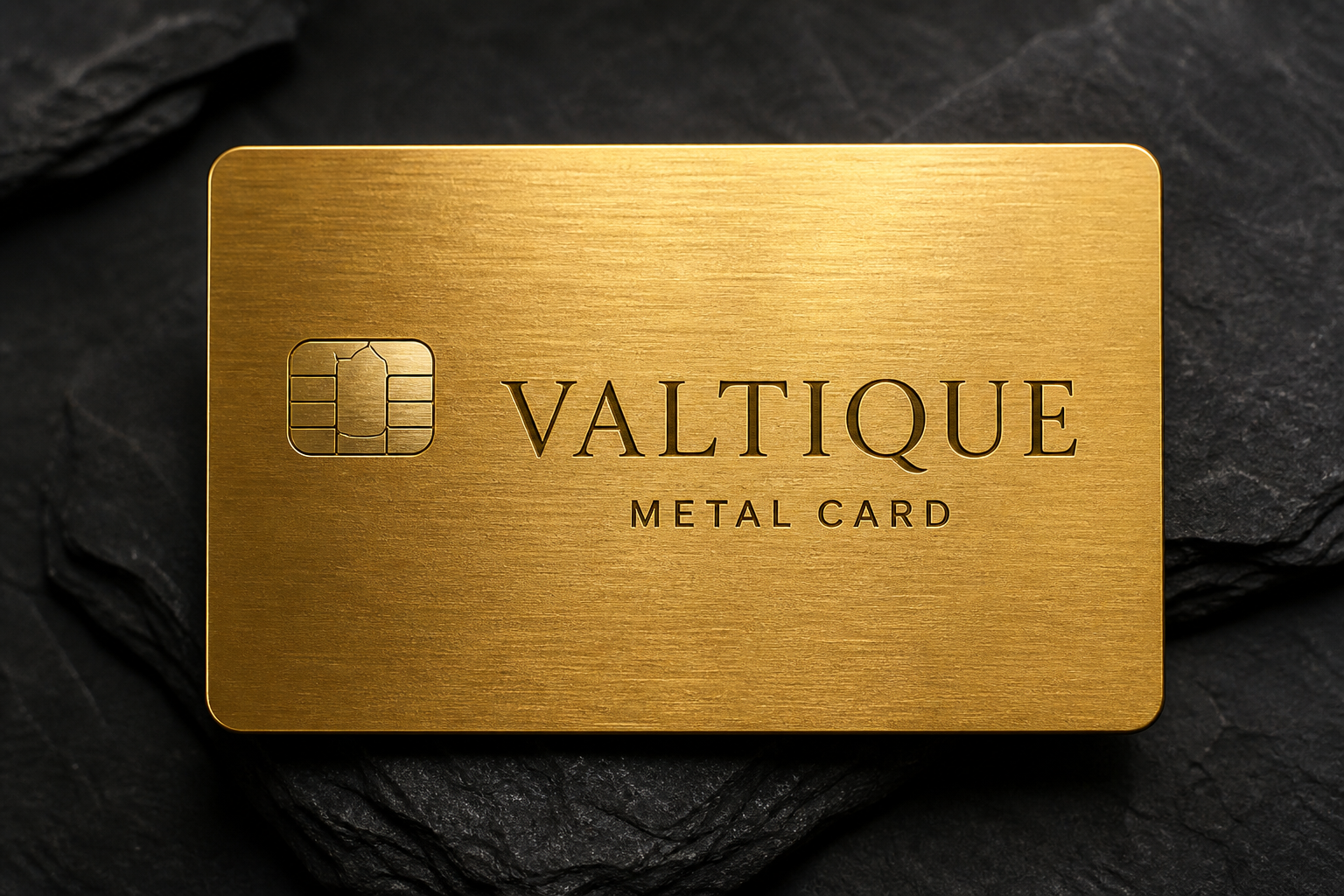 Valtique Metal Card TAP II PAY card